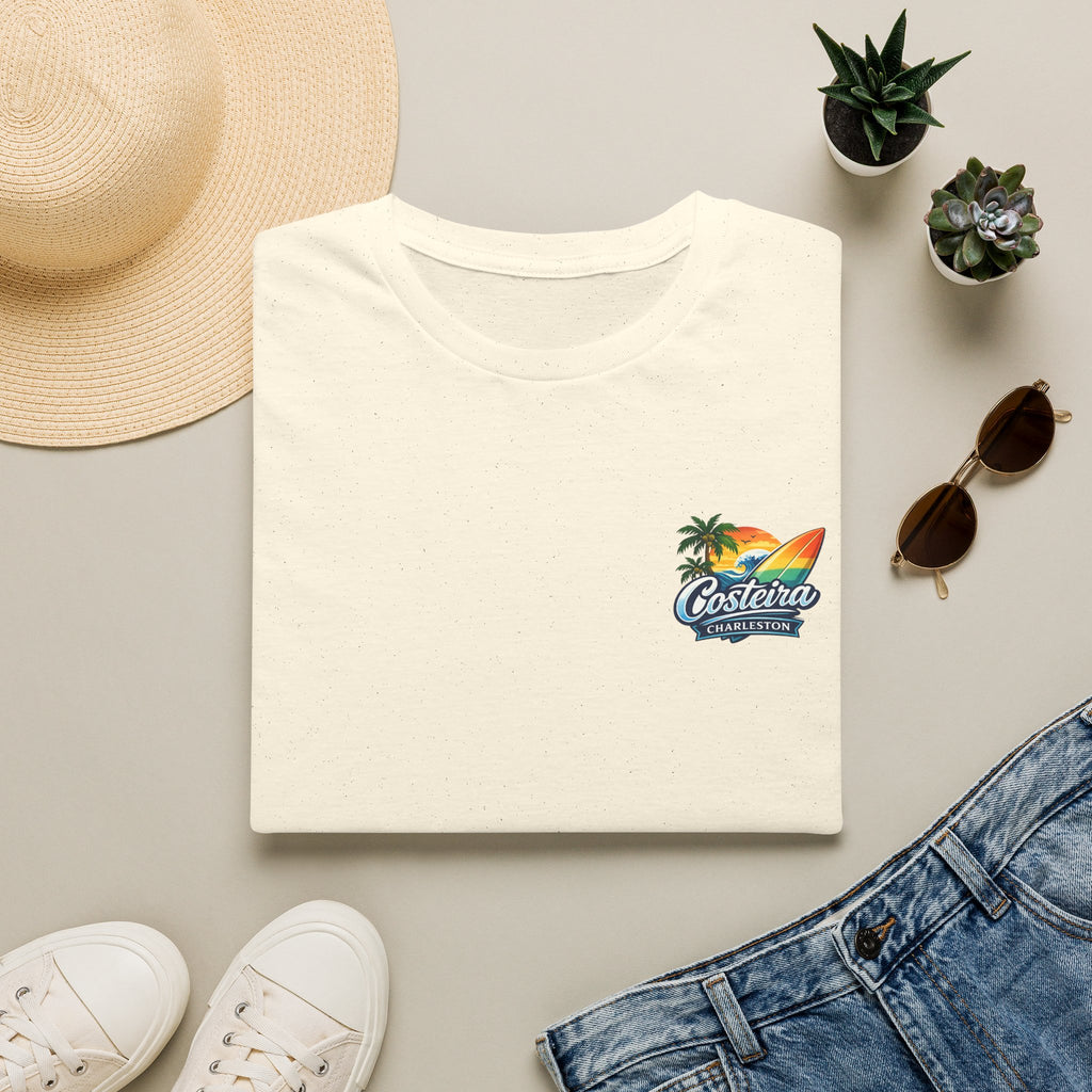 Coastal Vibes T‑Shirt — 'Costeira' Surf Palm Beach Logo