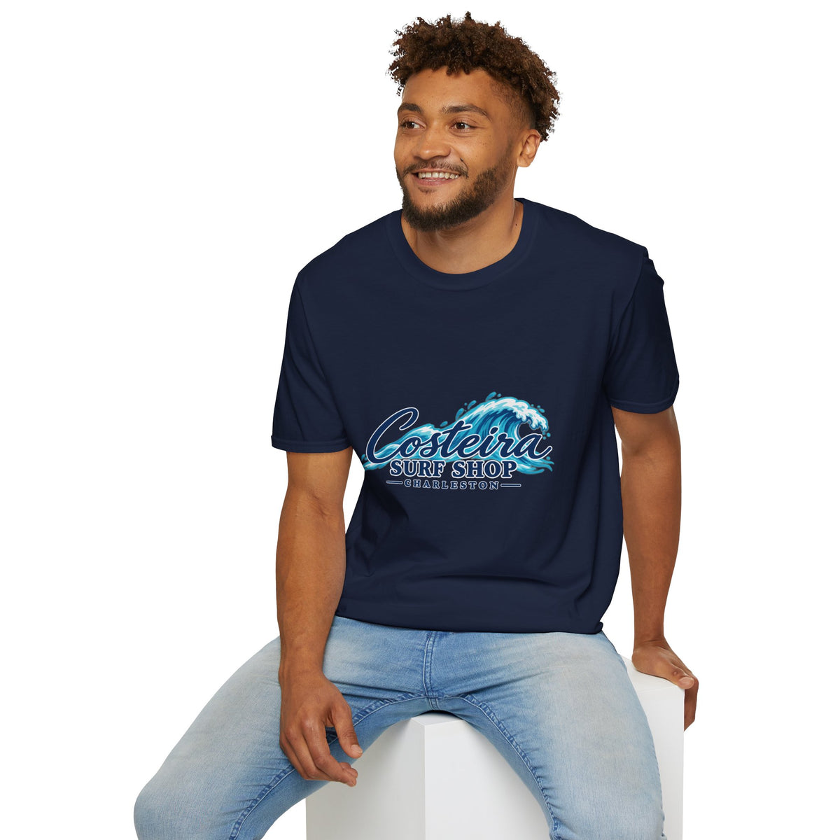 Costeira Surf Shop T-Shirt — Coastal Wave Surf Tee