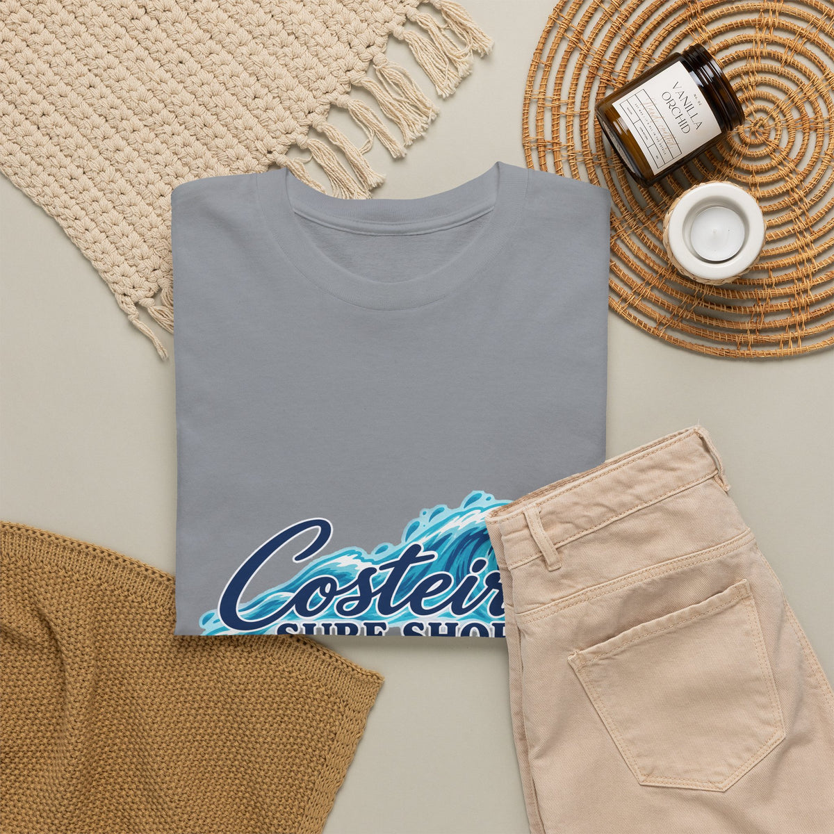 Costeira Surf Shop Charleston T-Shirt — Coastal Wave Beach Tee
