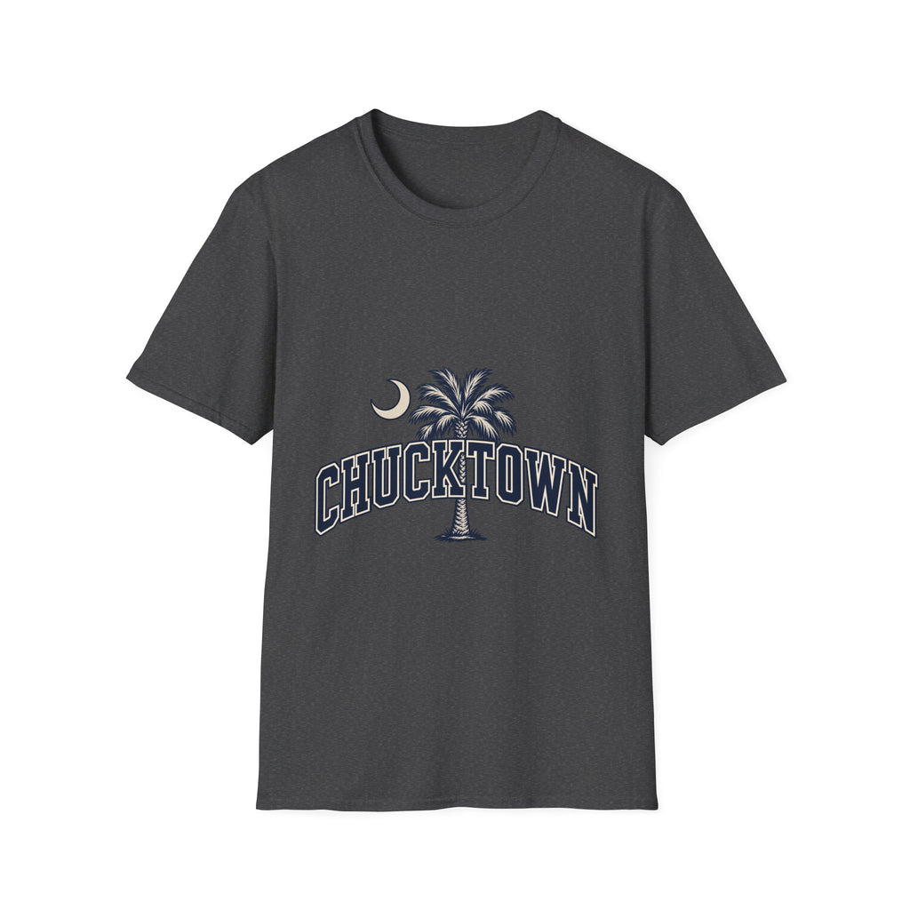 Chucktown Palm T-Shirt — Charleston Vintage Moon Graphic Tee