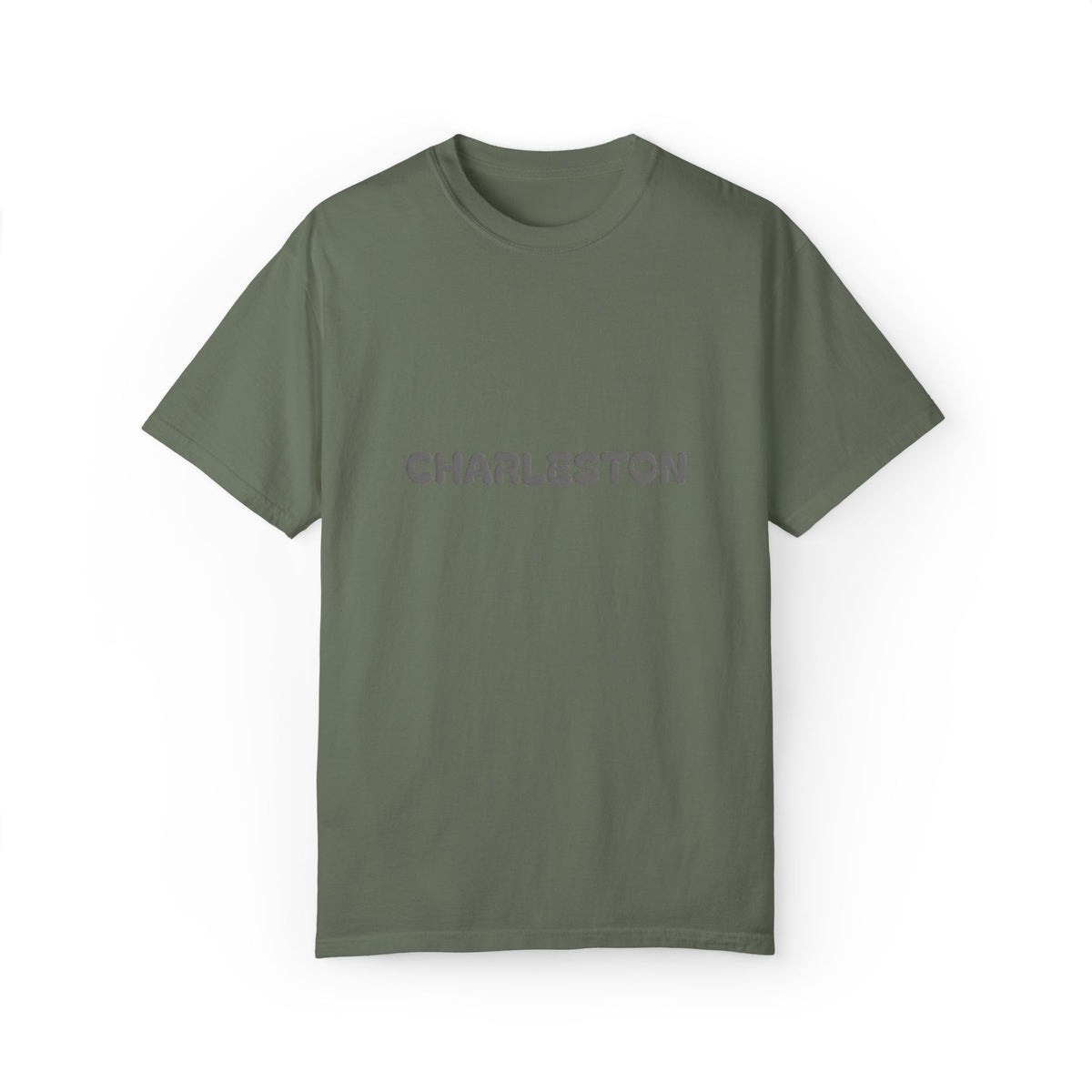 Charleston Puff Print Retro Text T‑Shirt