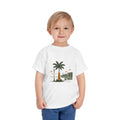 Toddler Tee — Coastal Palm Beachfront Illustration