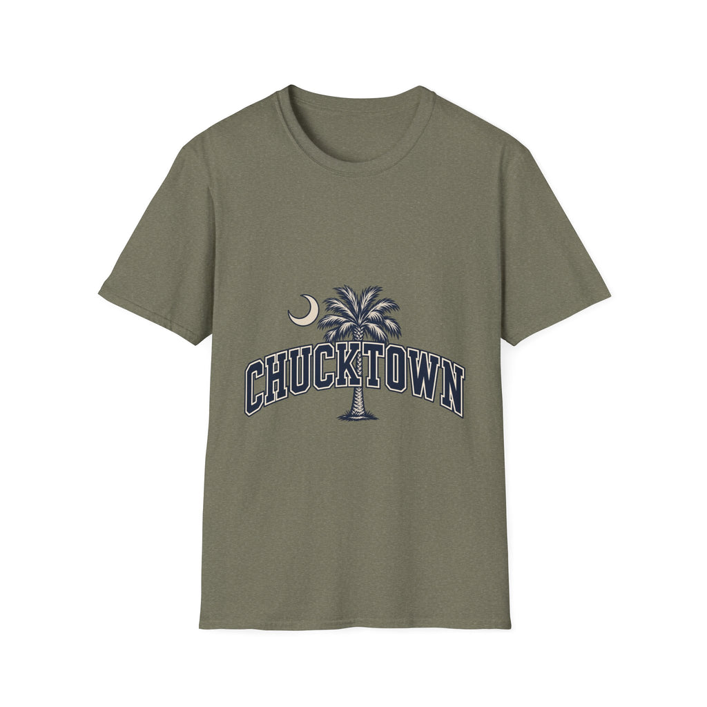 Chucktown Palm T-Shirt — Charleston Vintage Moon Graphic Tee
