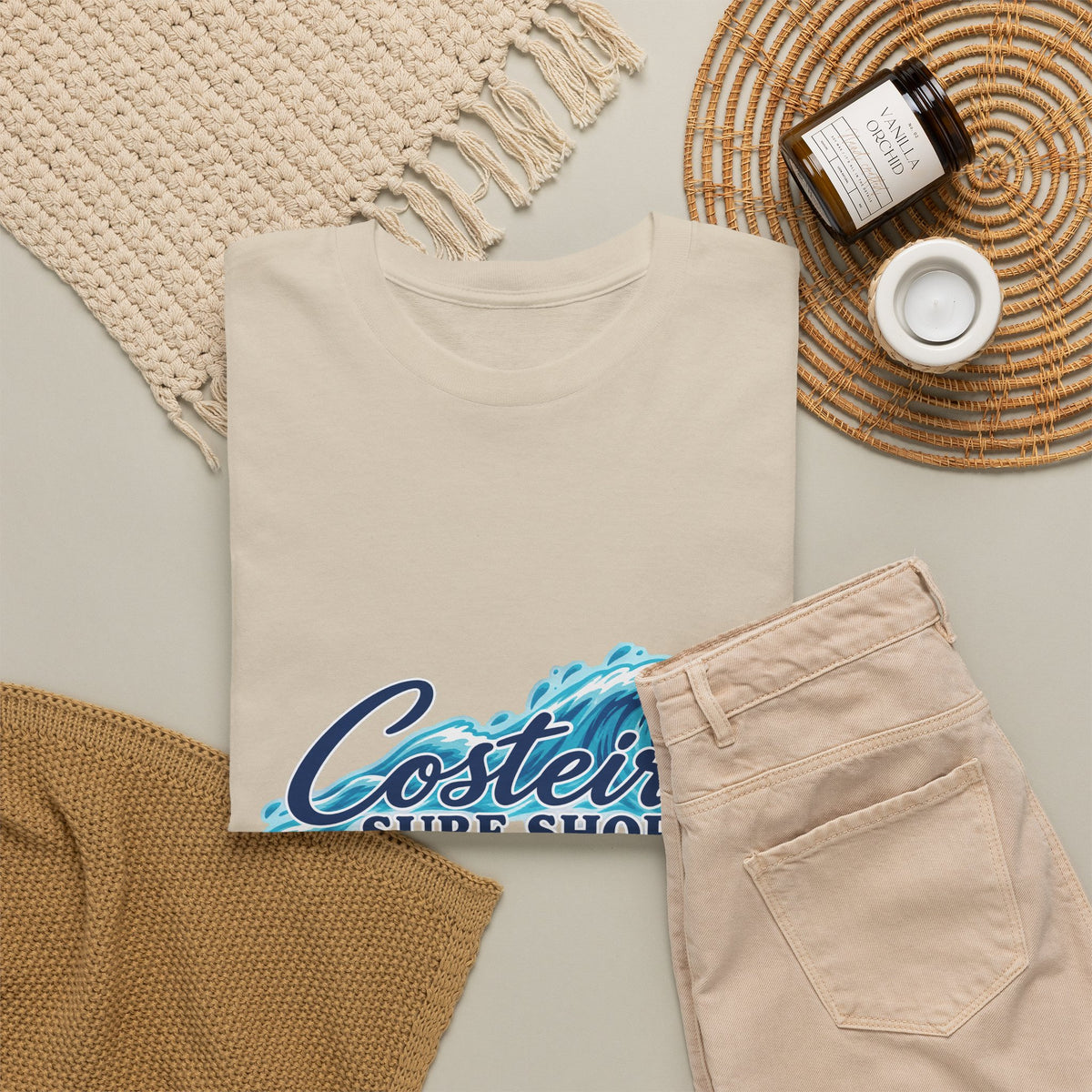 Costeira Surf Shop Charleston T-Shirt — Coastal Wave Beach Tee