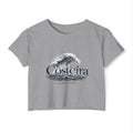 Costeira Charleston Wave Crop Top — Women's Festival Beach Tee