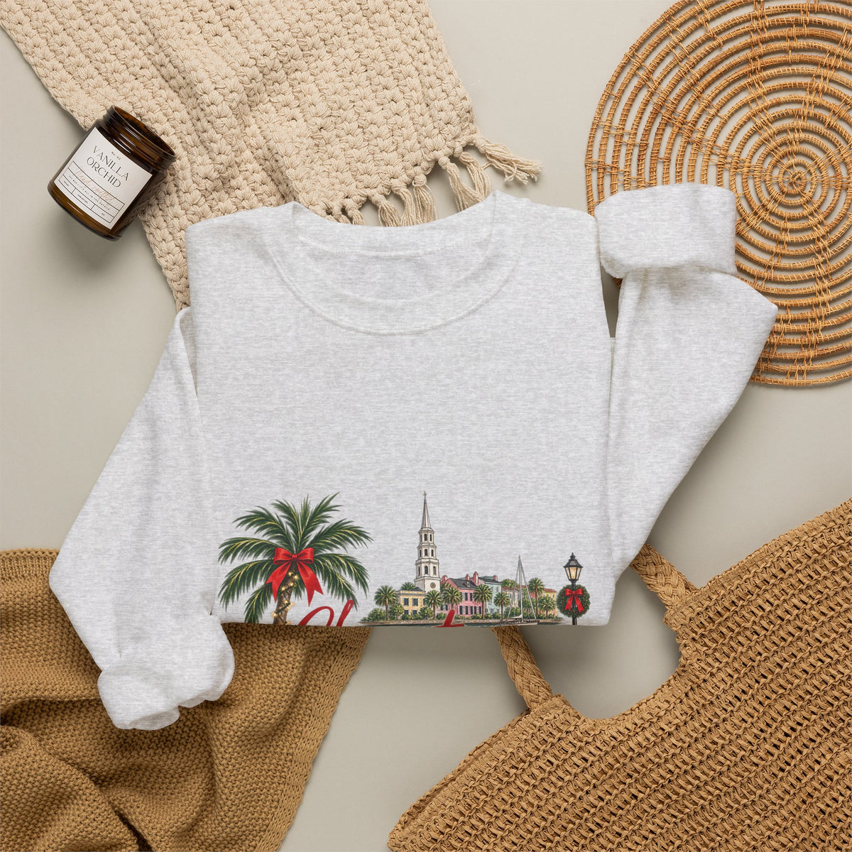 Christmas in Charleston Crewneck Sweatshirt