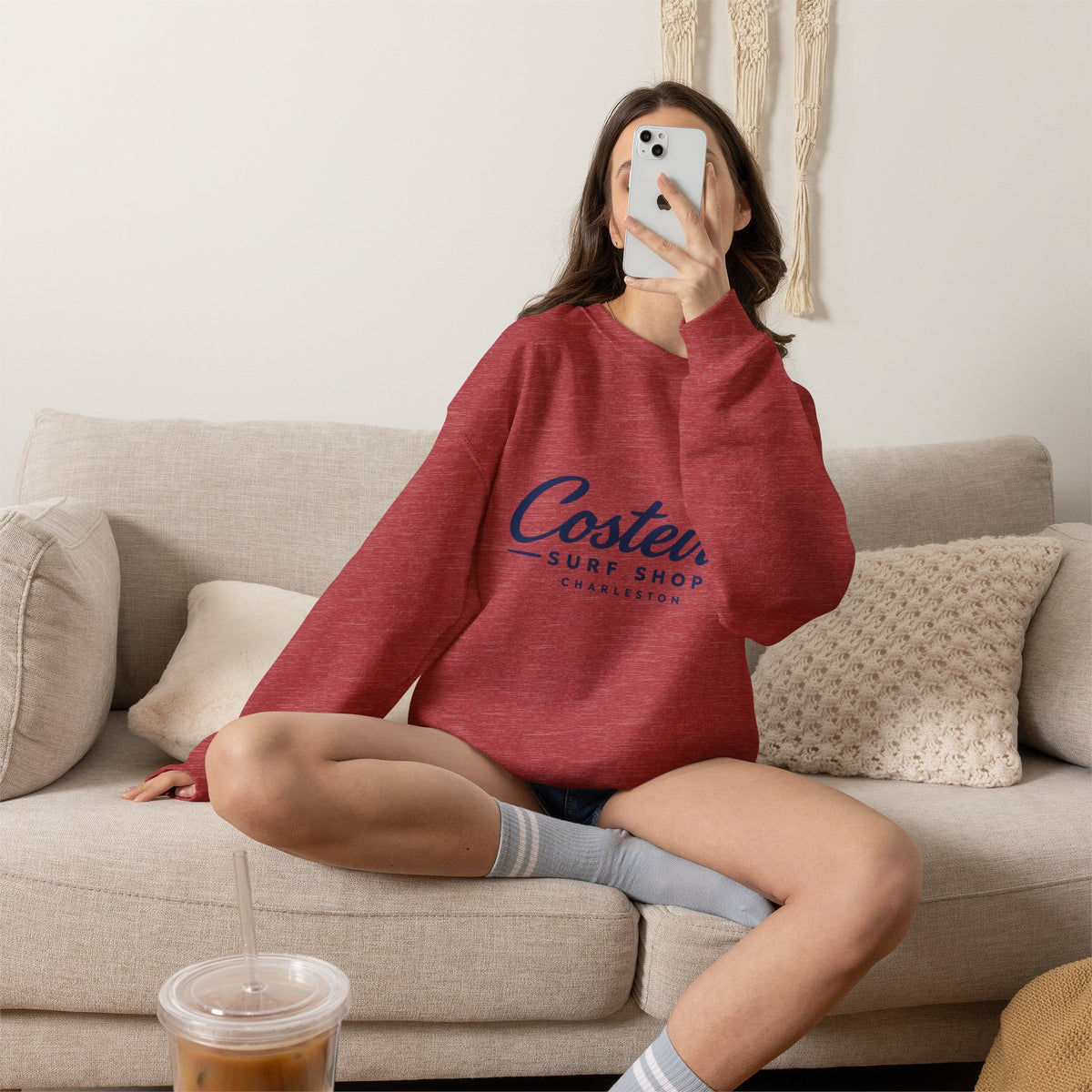 Costeira Surf Shop Crewneck Sweatshirt –