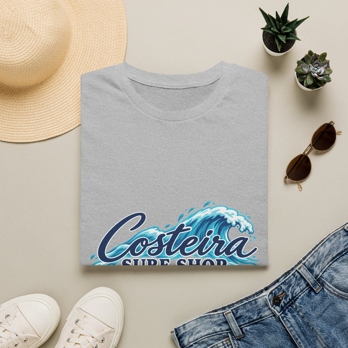 Costeira Surf Shop T-Shirt — Coastal Wave Surf Tee
