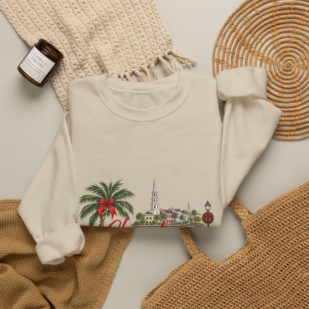 Christmas in Charleston Crewneck Sweatshirt