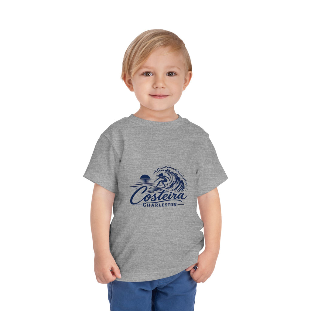 Costeira Charleston Surf Wave Toddler Short Sleeve Tee