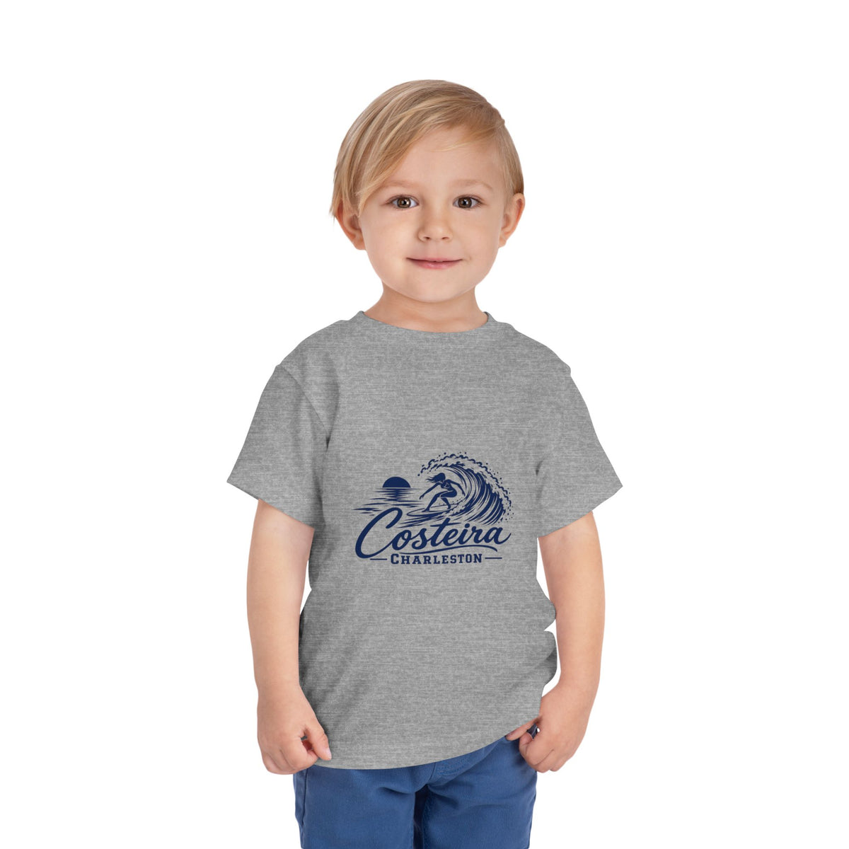 Costeira Charleston Surf Wave Toddler Short Sleeve Tee