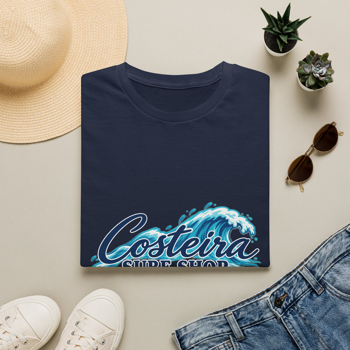 Costeira Surf Shop T-Shirt — Coastal Wave Surf Tee
