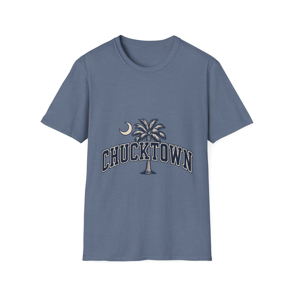 Chucktown Palm T-Shirt — Charleston Vintage Moon Graphic Tee