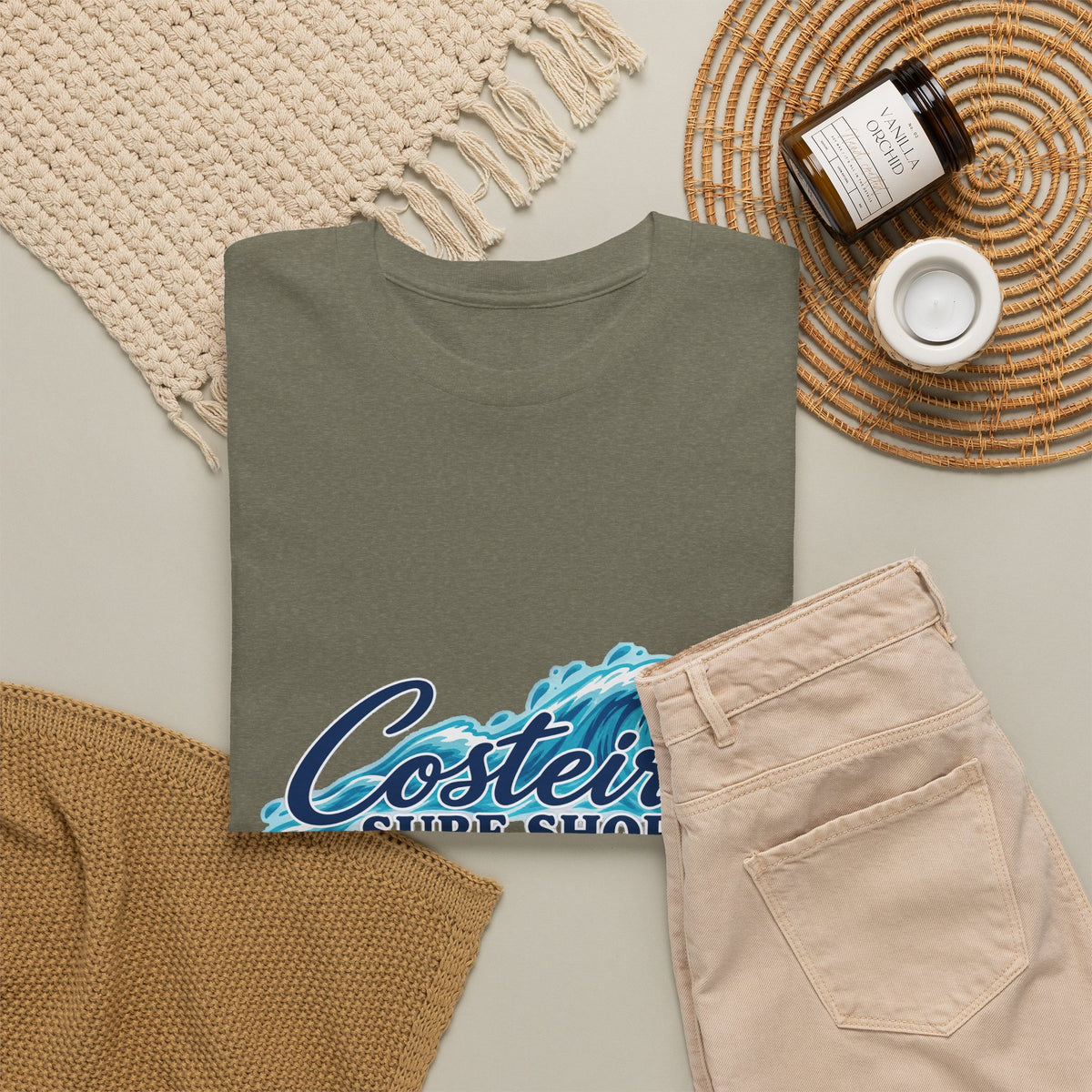 Costeira Surf Shop Charleston T-Shirt — Coastal Wave Beach Tee