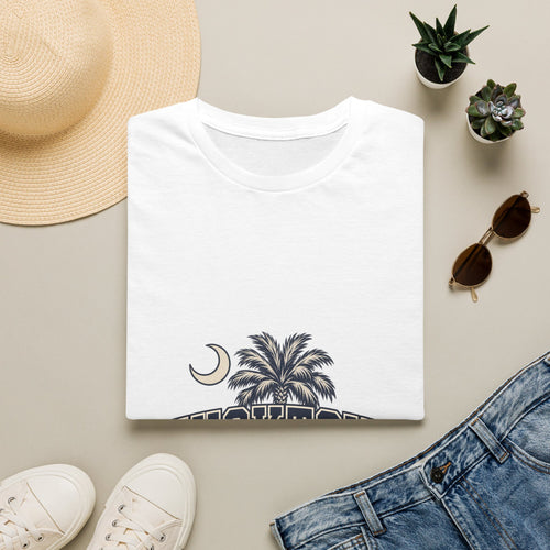 Chucktown Palm T-Shirt — Charleston Vintage Moon Graphic Tee