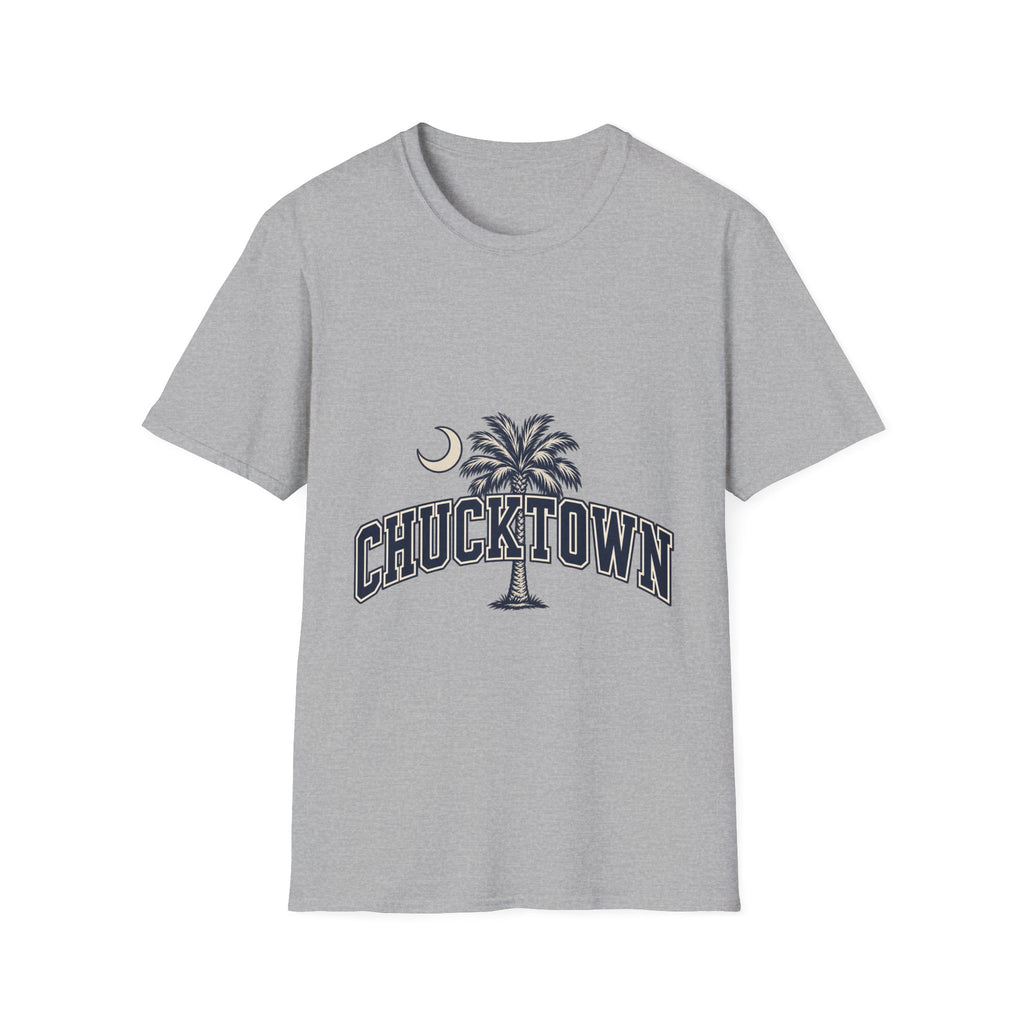 Chucktown Palm T-Shirt — Charleston Vintage Moon Graphic Tee