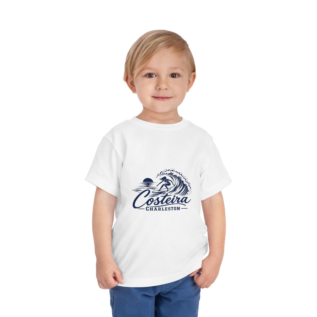 Costeira Charleston Surf Wave Toddler Short Sleeve Tee