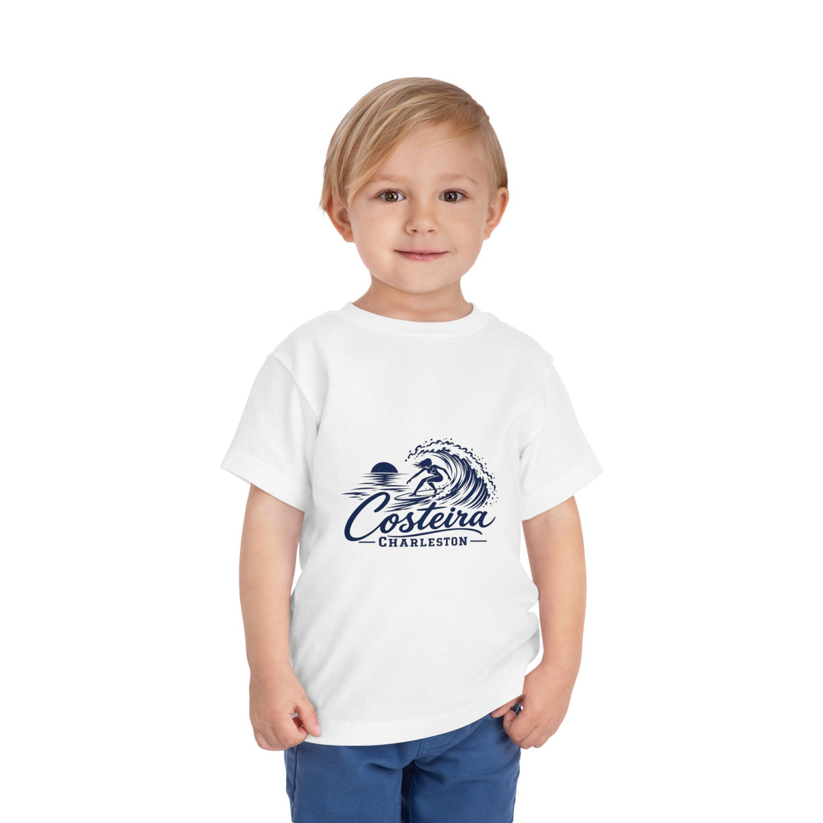 Costeira Charleston Surf Wave Toddler Short Sleeve Tee