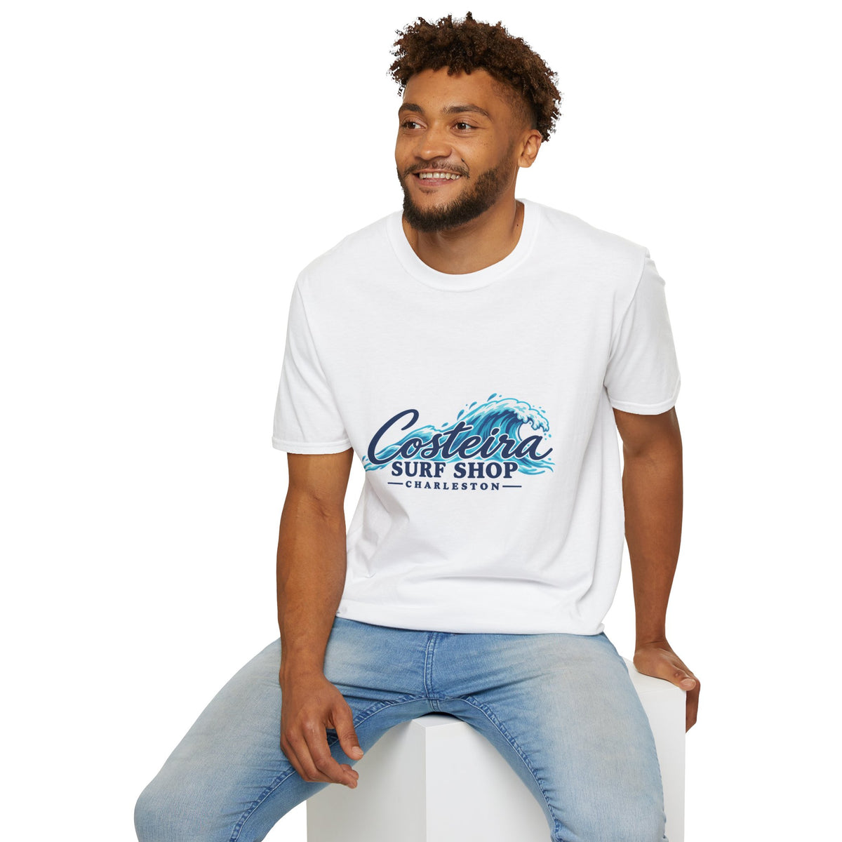 Costeira Surf Shop T-Shirt — Coastal Wave Surf Tee