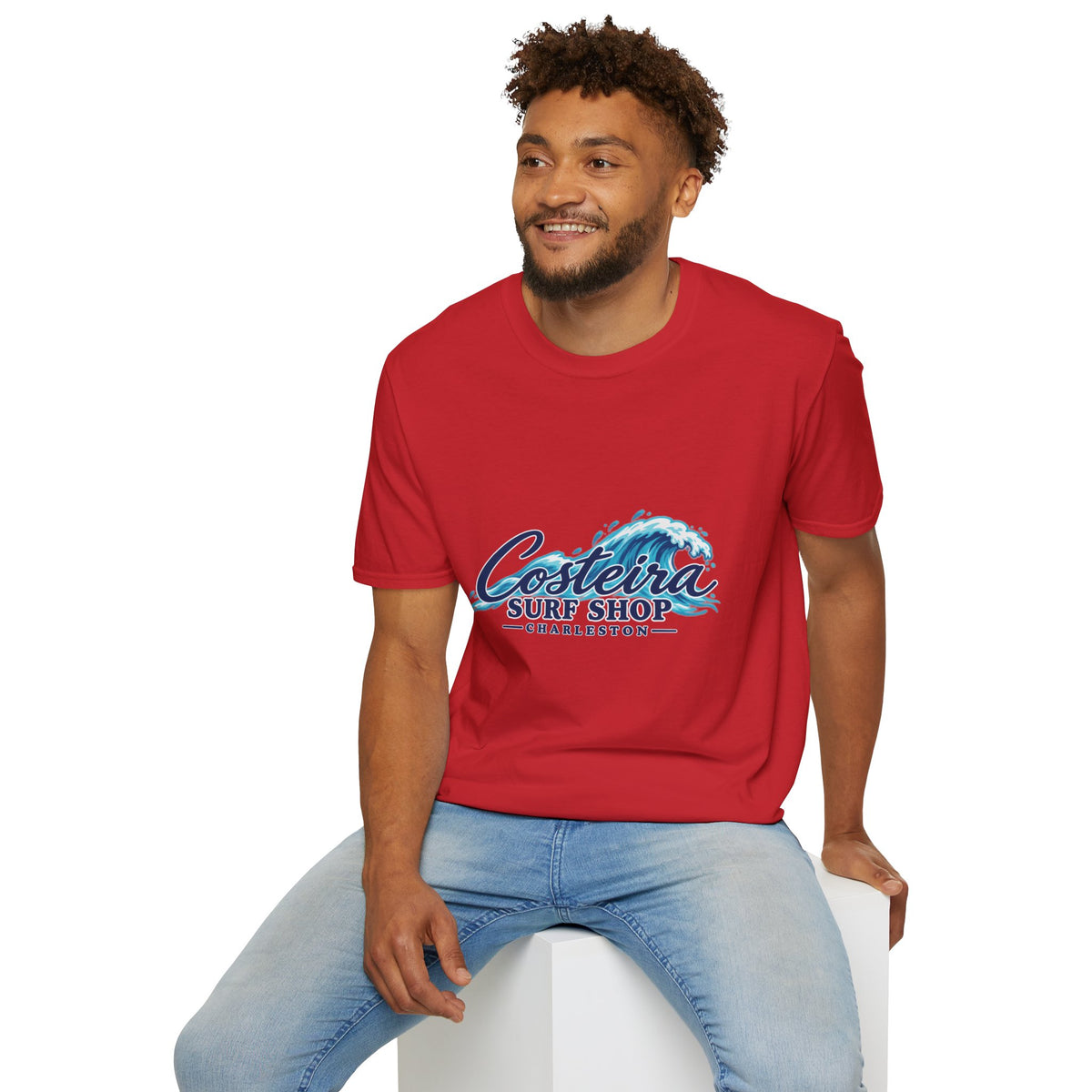 Costeira Surf Shop T-Shirt — Coastal Wave Surf Tee