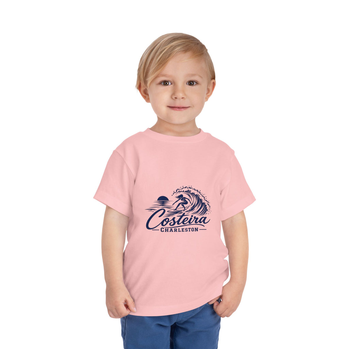 Costeira Charleston Surf Wave Toddler Short Sleeve Tee