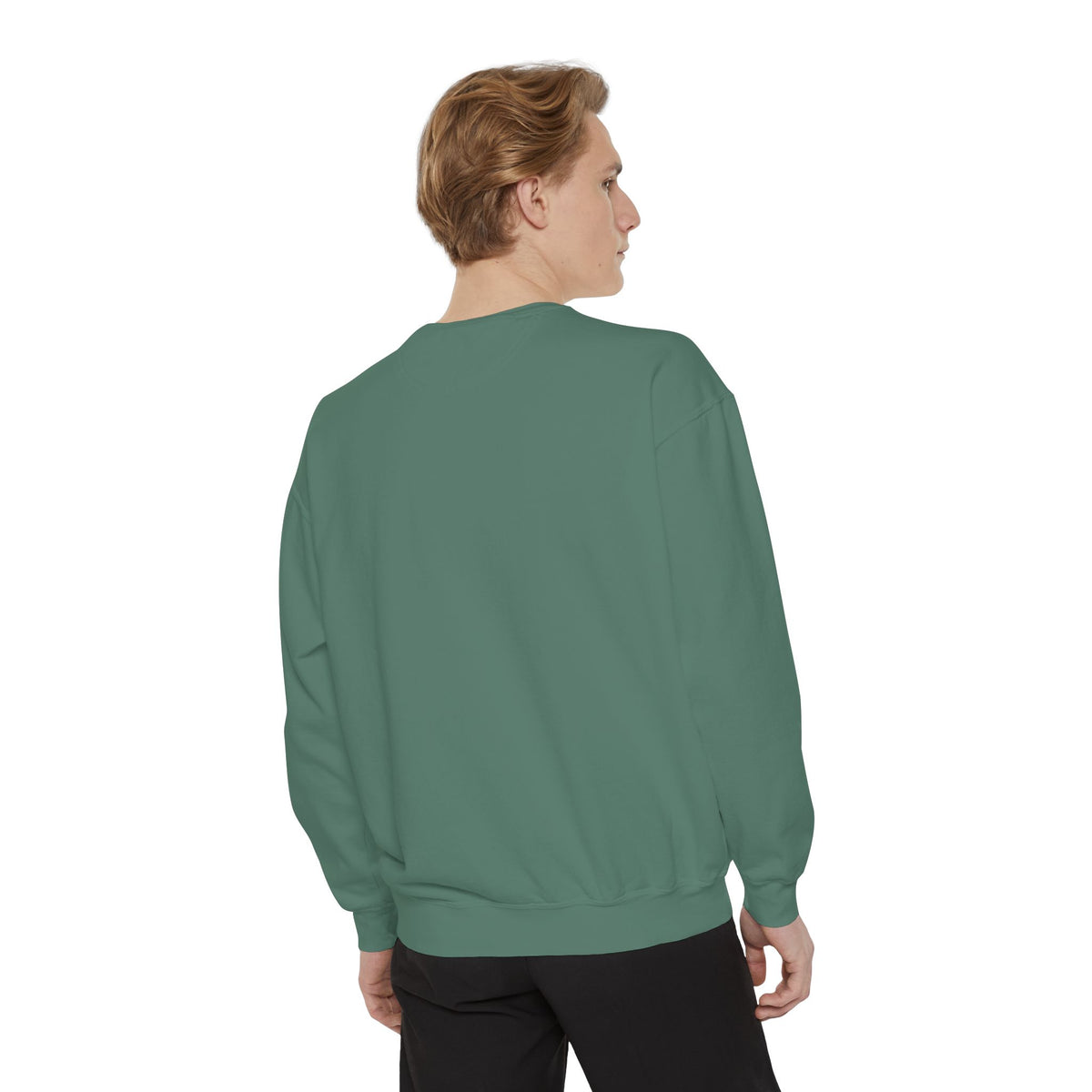 Halloween Coastal Palm & Pier Sweatshirt — Vintage Beach Scene Pullover