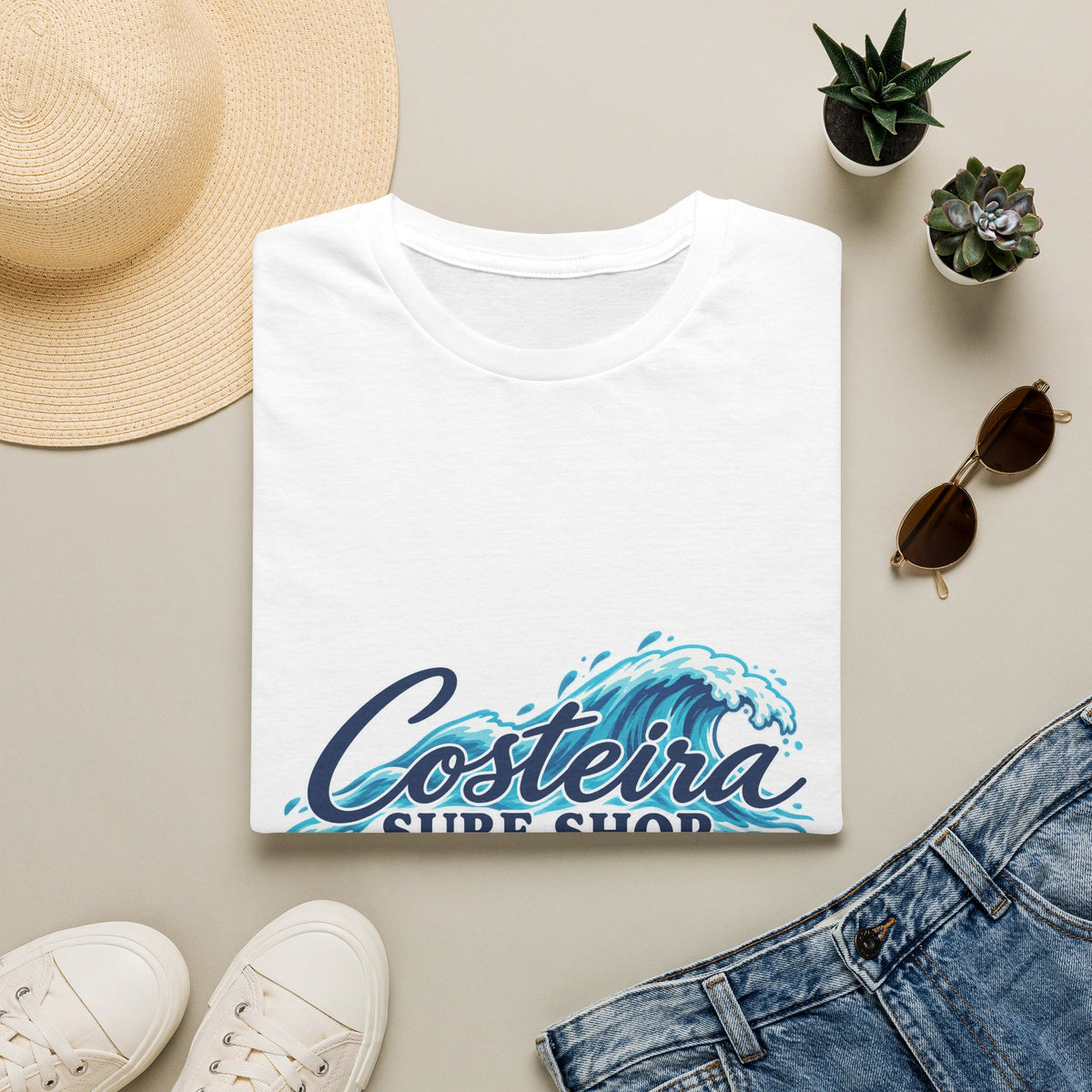 Costeira Surf Shop T-Shirt — Coastal Wave Surf Tee