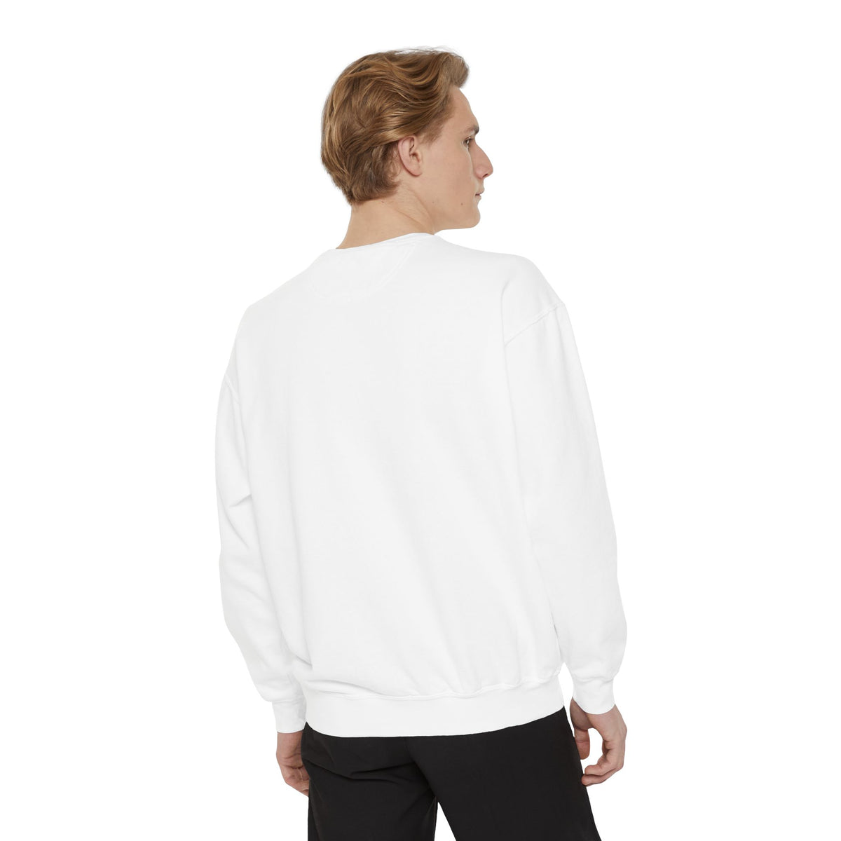 Halloween Coastal Palm & Pier Sweatshirt — Vintage Beach Scene Pullover