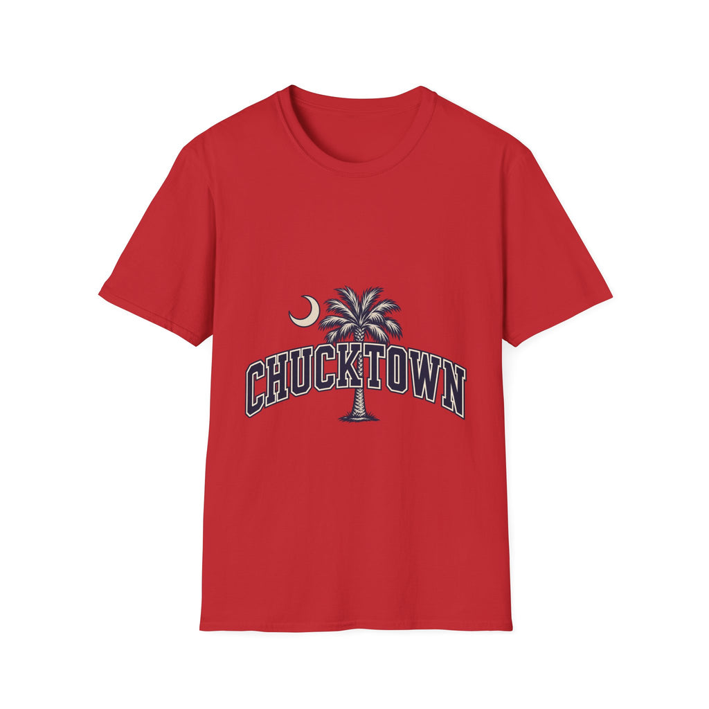 Chucktown Palm T-Shirt — Charleston Vintage Moon Graphic Tee