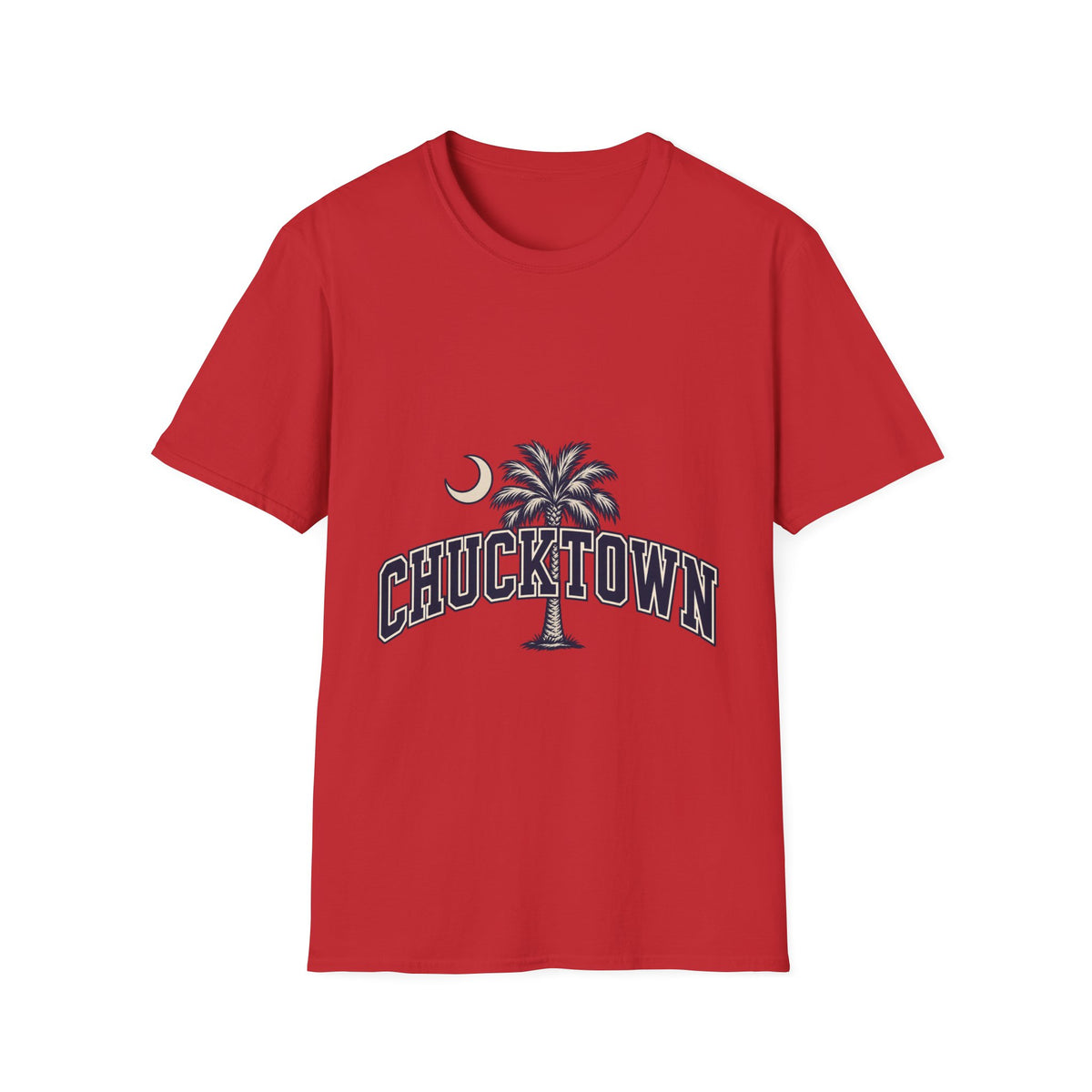 Chucktown Palm T-Shirt — Charleston Vintage Moon Graphic Tee