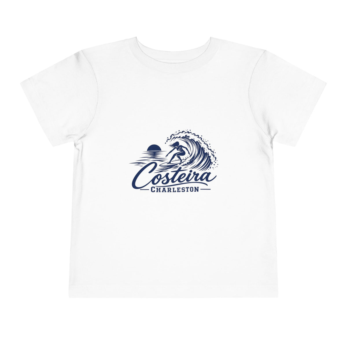 Costeira Charleston Surf Wave Toddler Short Sleeve Tee