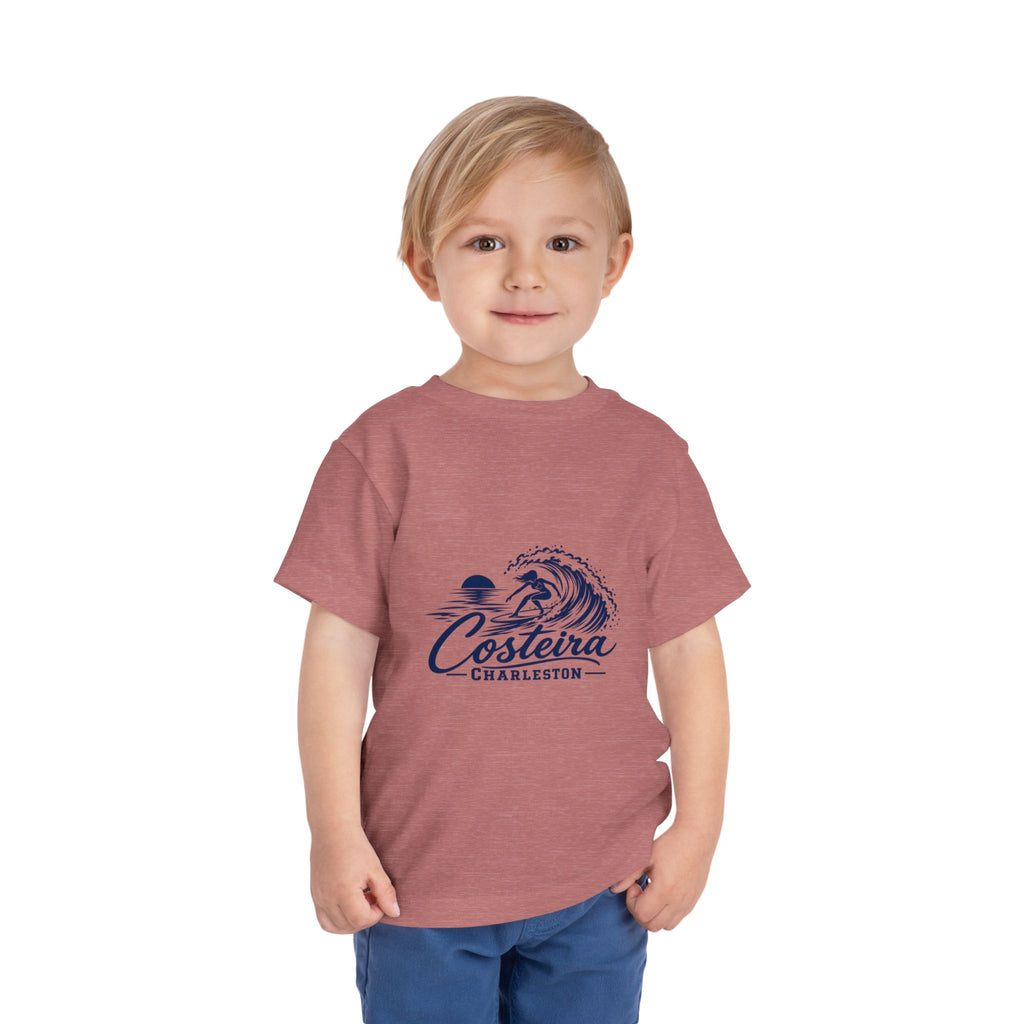 Costeira Charleston Surf Wave Toddler Short Sleeve Tee