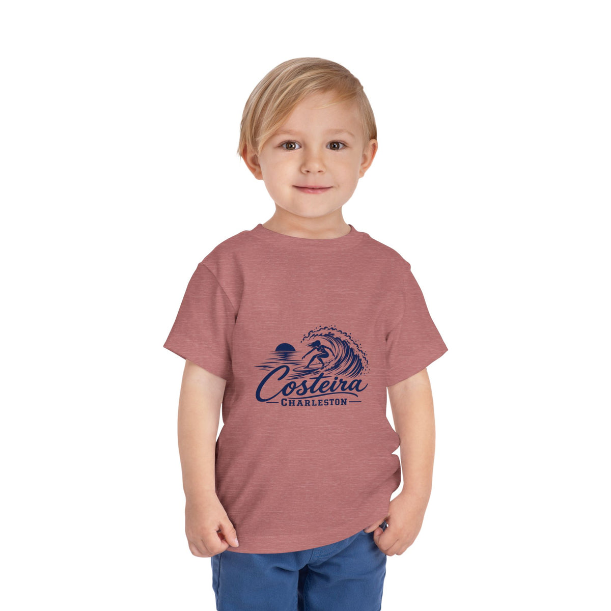 Costeira Charleston Surf Wave Toddler Short Sleeve Tee