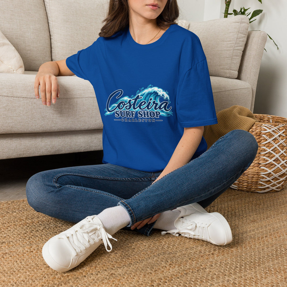 Costeira Surf Shop T-Shirt — Coastal Wave Surf Tee