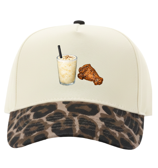 Embroidered Game Day Locals Hat-Leopard